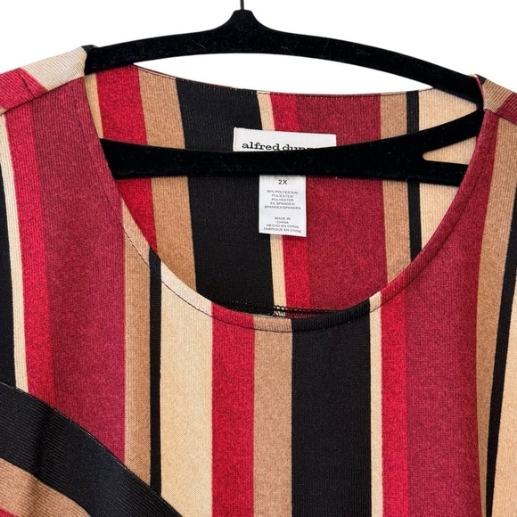 Alfred Dunner Woman Park Place Top 2X - Picture 5 of 8